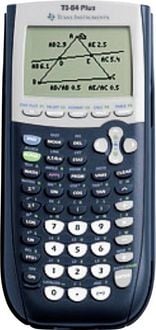 Produktbild: Texas Instruments TI-84 PLUS Grafikrechner Dunkelblau Display (Stellen): 16 batteriebetrieben (B x H x T) 192 x 89 x 27 mm