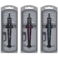 Produktbild: FABER-CASTELL Schnellverstellzirkel Twister 17cm 3fach sortiert