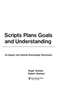 Produktbild: Scripts, Plans, Goals, and Understanding