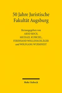 Produktbild: 50 Jahre Juristische Fakult&auml;t Augsburg