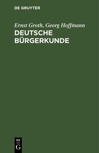 Produktbild: Deutsche B&uuml;rgerkunde