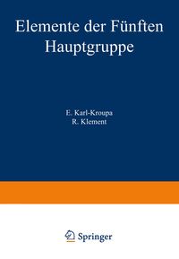 Produktbild: Elemente der F&uuml;nften Hauptgruppe