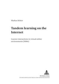 Produktbild: Tandem learning on the Internet