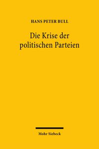 Produktbild: Die Krise der politischen Parteien