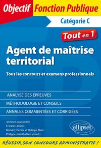 Produktbild: Agent de ma&icirc;trise territorial. Concours et examens professionnels - Cat&eacute;gorie C