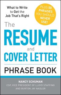 Produktbild: The Resume and Cover Letter Phrase Book