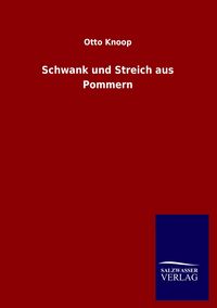 Produktbild: Schwank und Streich aus Pommern