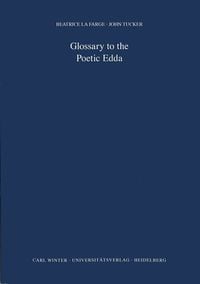 Produktbild: Glossary to the Poetic Edda