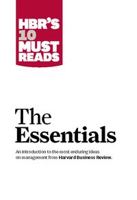 Bild vom Artikel Hbr's 10 Must Reads: The Essentials vom Autor Harvard Business Review