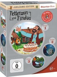 Pettersson und Findus - Folge 1-3 - Jubiläums-Edition/Starter-Box  [3 DVDs] mit Pettersson und Findus