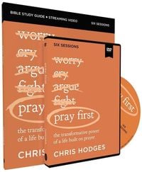 Produktbild: Pray First Study Guide with DVD