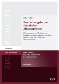Produktbild: Erscheinungsformen rheinischer Alltagssprache