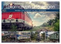 Produktbild: Lokomotiven und Wagen - Verfallen und vergessen auf dem Abstellgleis (Wandkalender 2027 DIN A3 quer), CALVENDO Monatskalender