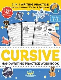 Produktbild: Cursive Handwriting Practice Workbook for 3rd 4th 5th Graders