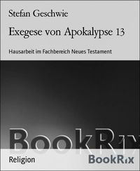 Produktbild: Exegese von Apokalypse 13