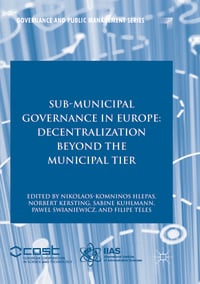 Produktbild: Sub-Municipal Governance in Europe