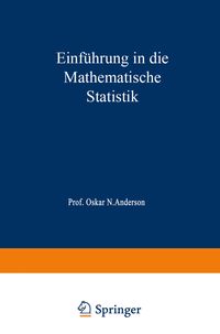 Produktbild: Einf&uuml;hrung in die Mathematische Statistik