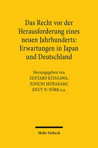 Produktbild: Das Recht vor der Herausforderung eines neuen Jahrhunderts: Erwartungen in Japan und Deutschland