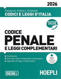 Produktbild: Codice penale e leggi complementari 2026
