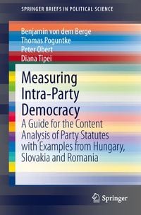Produktbild: Measuring Intra-Party Democracy