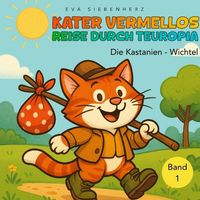 Produktbild: Die Kastanien-Wichtel - Teil 1 der 12 teiligen Kinderbuch-Serie Kater Vermellos Reise durch Teuropia. Katzen-Abenteuer, reich illustriert, Bilder- und