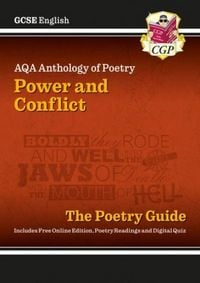 Produktbild: GCSE English AQA Poetry Guide - Power & Conflict Anthology inc. Online Edition, Audio & Quizzes