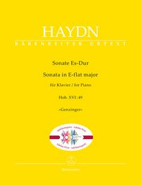 Produktbild: Sonate f&uuml;r Klavier Es-Dur (Hob. XVI:49) "Genzinger"
