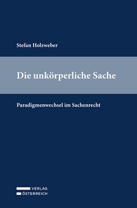 Produktbild: Die unk&ouml;rperliche Sache