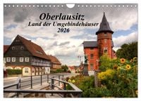 Produktbild: Oberlausitz - Land der Umgebindeh&auml;user (Wandkalender 2026 DIN A4 quer), CALVENDO Monatskalender