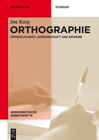 Produktbild: Orthographie