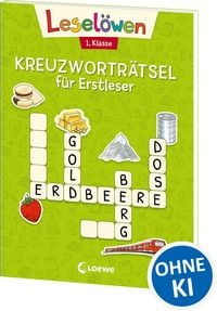 Produktbild: Lesel&ouml;wen Kreuzwortr&auml;tsel f&uuml;r Erstleser - 1. Klasse (Hellgr&uuml;n)