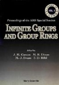 Produktbild: Infinite Groups and Group Rings - Proceedings of the Ams Special Session