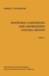Produktbild: Finiteness Conditions and Generalized Soluble Groups