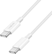 Produktbild: LogiLink USB-C&reg; Kabel USB 2.0 USB-C&reg; Stecker 1.5m Wei&szlig; CU0342