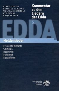 Produktbild: Kommentar zu den Liedern der Edda / Heldenlieder