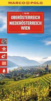 Produktbild: MARCO POLO Reisekarte &Ouml;sterreich 01 Ober&ouml;sterreich, Nieder&ouml;sterreich, Wien 1:200.000