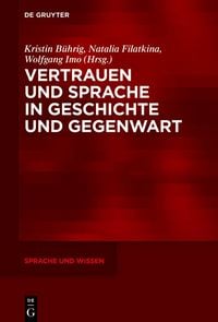 Produktbild: Vertrauen und Sprache in Geschichte und Gegenwart