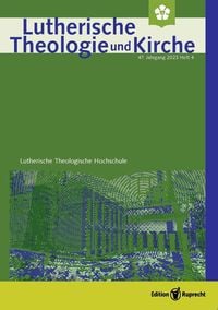 Produktbild: Lutherische Theologie und Kirche, Heft 02-03/2013 - Einzelkapitel - Bemerkungen zur Vorlage &raquo;Biblische Hermeneutik&laquo; der Theologischen Kommission der S