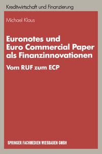 Produktbild: Euronotes und Euro Commercial Paper als Finanzinnovationen