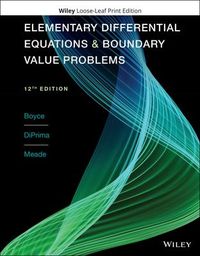 Produktbild: Elementary Differential Equations and Boundary Value Problems