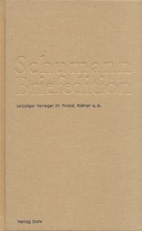 Produktbild: Schumann-Briefedition / Schumann-Briefedition III.4