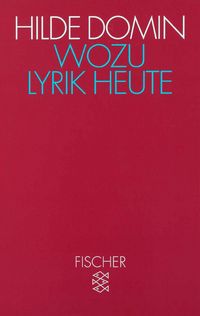 Produktbild: Wozu Lyrik heute