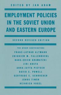 Produktbild: Employment Policies in the Soviet Union and Eastern Europe