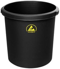 Produktbild: BJZ A-34062 A-34062 ESD Papierkorb 18l (&Oslash; x H) 31cm x 32cm Kunststoff Schwarz 1St.