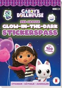 Produktbild: Gabby's Dollhouse: Der gro&szlig;e Glow-in-the-Dark-Stickerspa&szlig;: Stickern - R&auml;tseln - Ausmalen