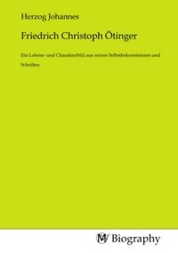Produktbild: Friedrich Christoph &Ouml;tinger