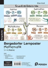 Produktbild: Lernposter Mathematik 1.-4. Klasse