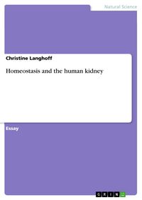 Produktbild: Homeostasis and the human kidney