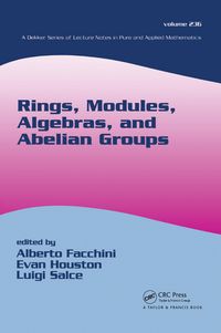 Produktbild: Rings, Modules, Algebras, and Abelian Groups