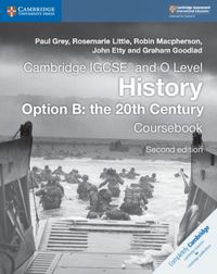 Produktbild: Goodlad, G: Cambridge IGCSE&reg; and O Level History Option B: t